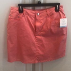 Croft & Barrow skort, size 10 color coral